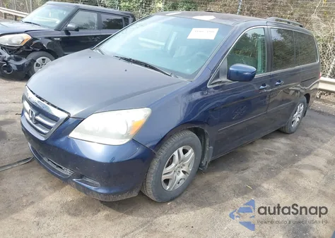 2006 Honda Odyssey Ex z USA, uszkodzony, nr VIN 5FNRL38416B098974
